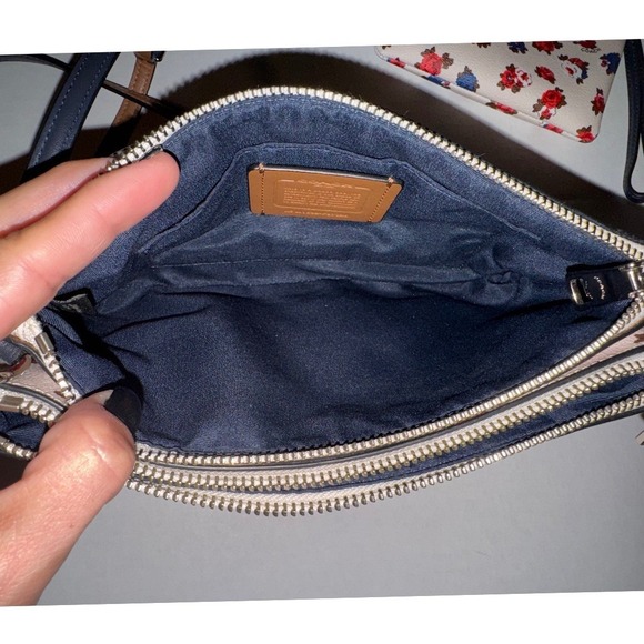 Coach CROSSBODY IN TEA ROSE FLORAL COATED CANVAS F57628 W/ Matching Wallet - Picture 12 of 16